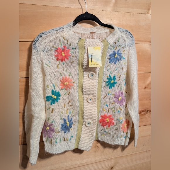 Free People Sweaters - Free People Multicolor Floral Women's Cardigan